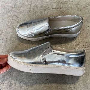 Arezzo silver sneakers